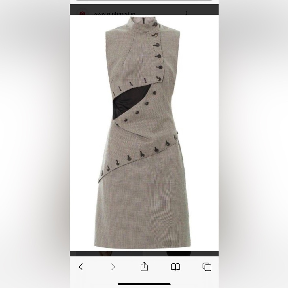 Alexander McQueen McQ houndstooth dress